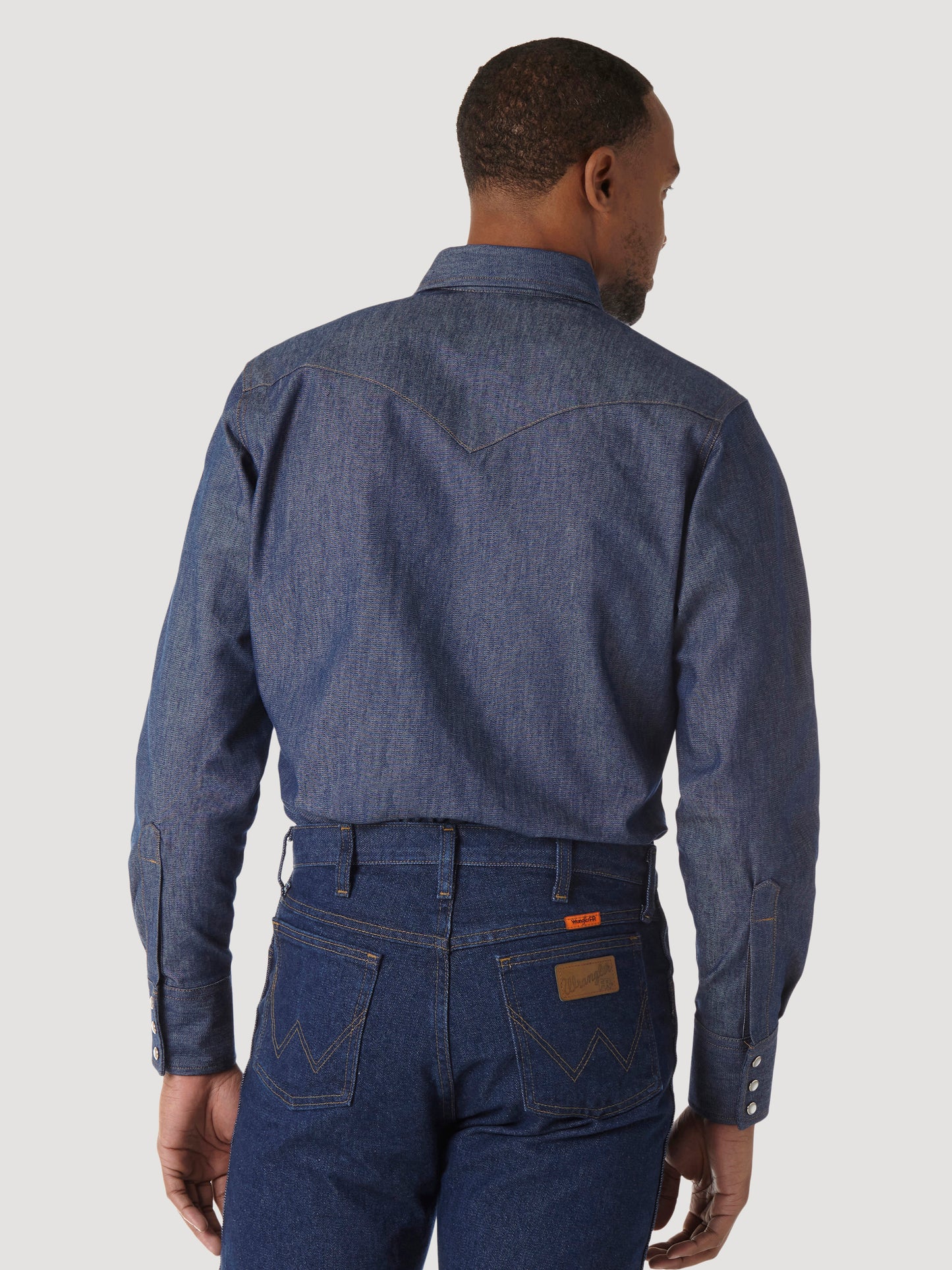 Wrangler FR12127 FR Flame Resistant Long Sleeve Twill Work Shirt