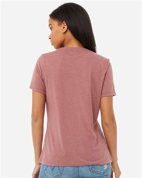 BELLA + CANVAS - 6405CVC - Women's Relaxed Heather CVC V-Neck Tee