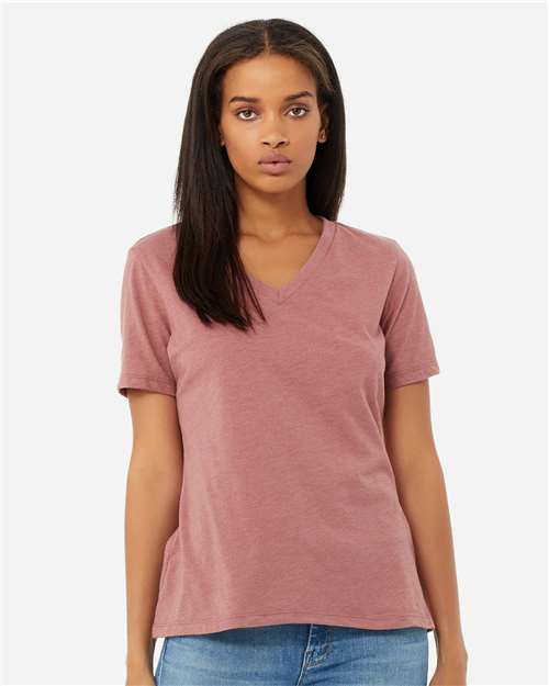 BELLA + CANVAS - 6405CVC - Women's Relaxed Heather CVC V-Neck Tee