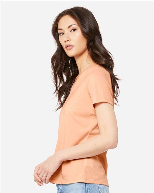 BELLA + CANVAS - 6405CVC - Women's Relaxed Heather CVC V-Neck Tee