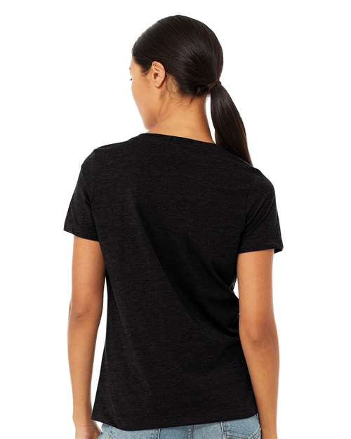 BELLA + CANVAS - 6405CVC - Women's Relaxed Heather CVC V-Neck Tee