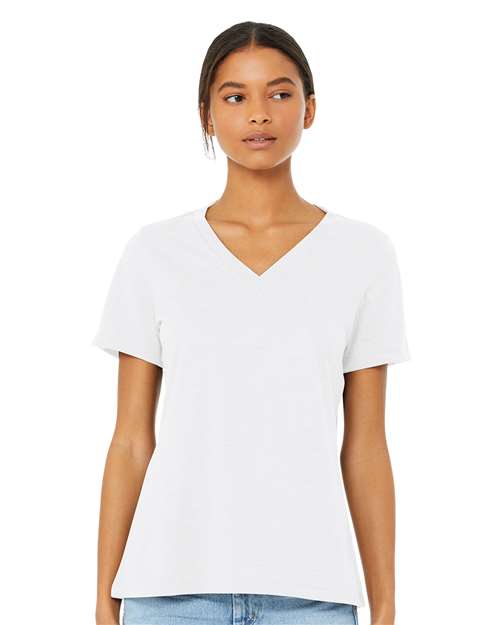 BELLA + CANVAS - 6405CVC - Women's Relaxed Heather CVC V-Neck Tee