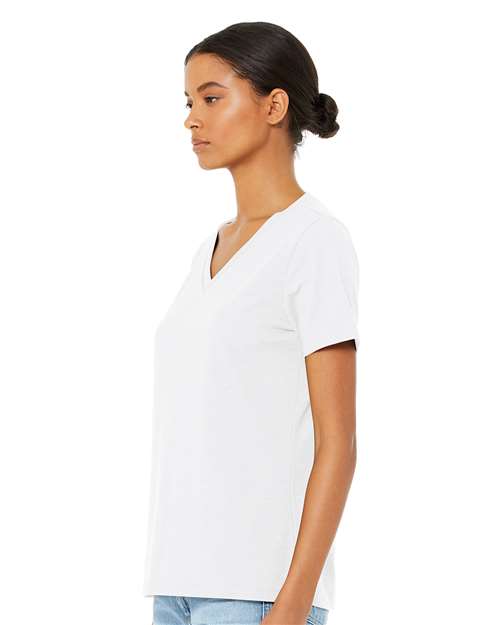 BELLA + CANVAS - 6405CVC - Women's Relaxed Heather CVC V-Neck Tee