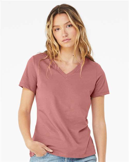 BELLA + CANVAS - 6405 - Women’s Relaxed Jersey V-Neck Tee