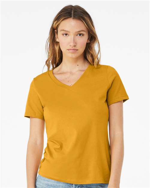 BELLA + CANVAS - 6405 - Women’s Relaxed Jersey V-Neck Tee