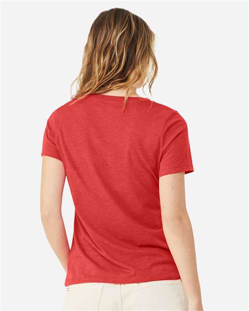 BELLA + CANVAS - 6405CVC - Women's Relaxed Heather CVC V-Neck Tee