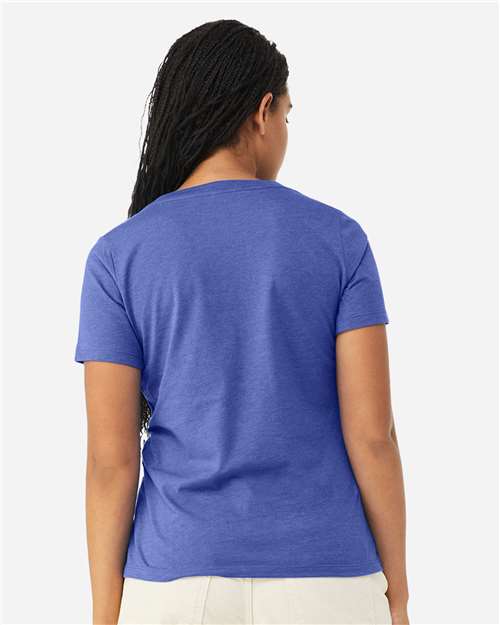 BELLA + CANVAS - 6405CVC - Women's Relaxed Heather CVC V-Neck Tee