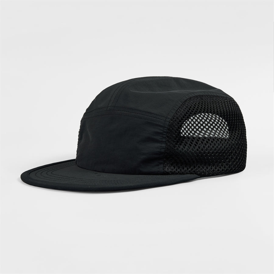 Blank Water Repellent 5 Panel Nylon Mesh Camper Hat - 5209