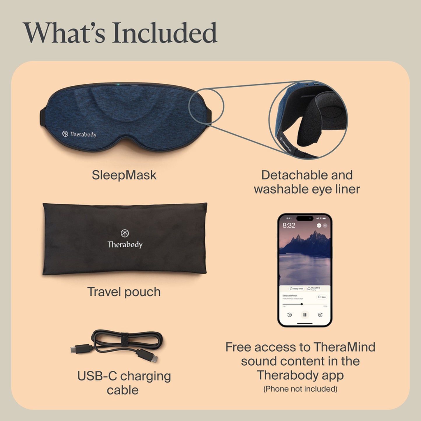 Therabody SleepMask with Vibration Therapy
