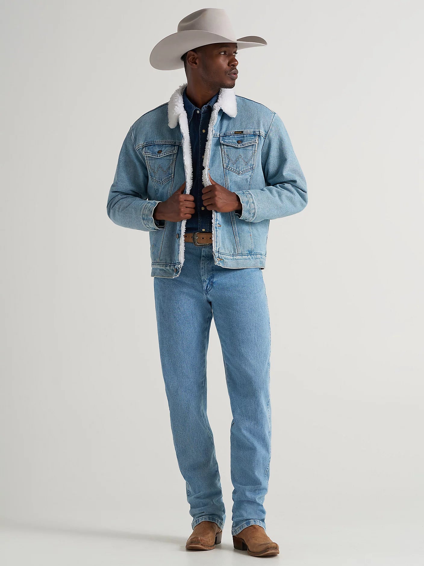 Wrangler - Sherpa Lined Denim Jacket