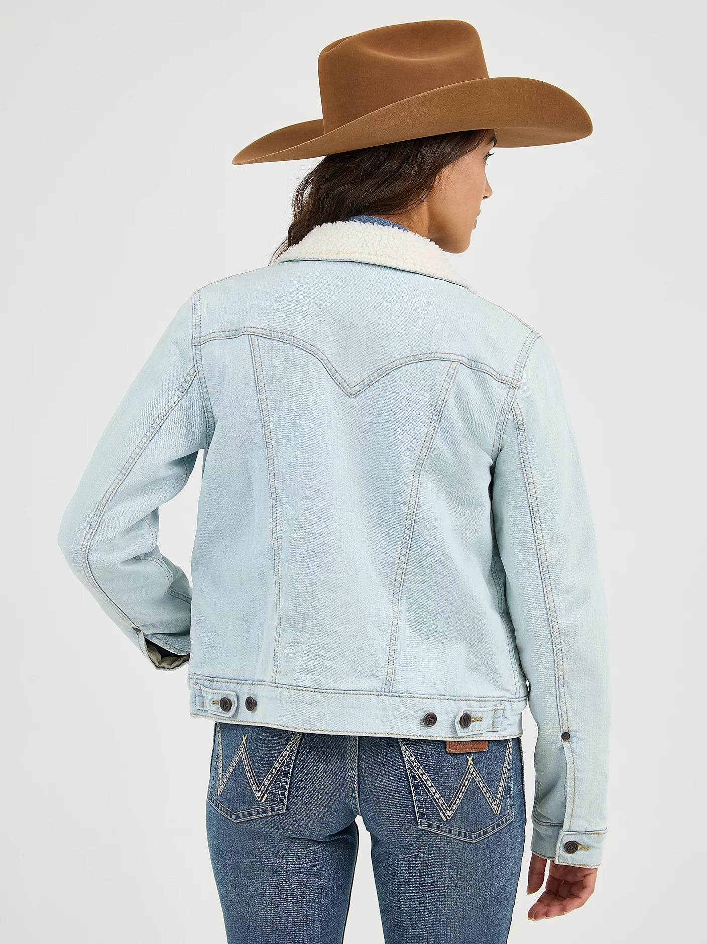 Wrangler - Women's Sherpa Lined Denim Jacket