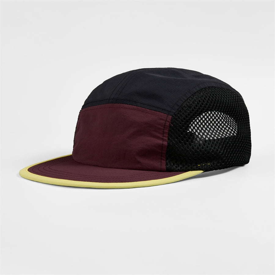 Blank Water Repellent 5 Panel Nylon Mesh Camper Hat - 5209