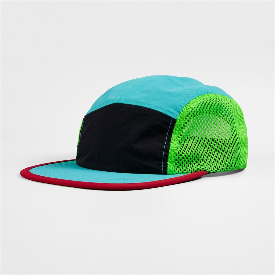 Blank Water Repellent 5 Panel Nylon Mesh Camper Hat - 5209