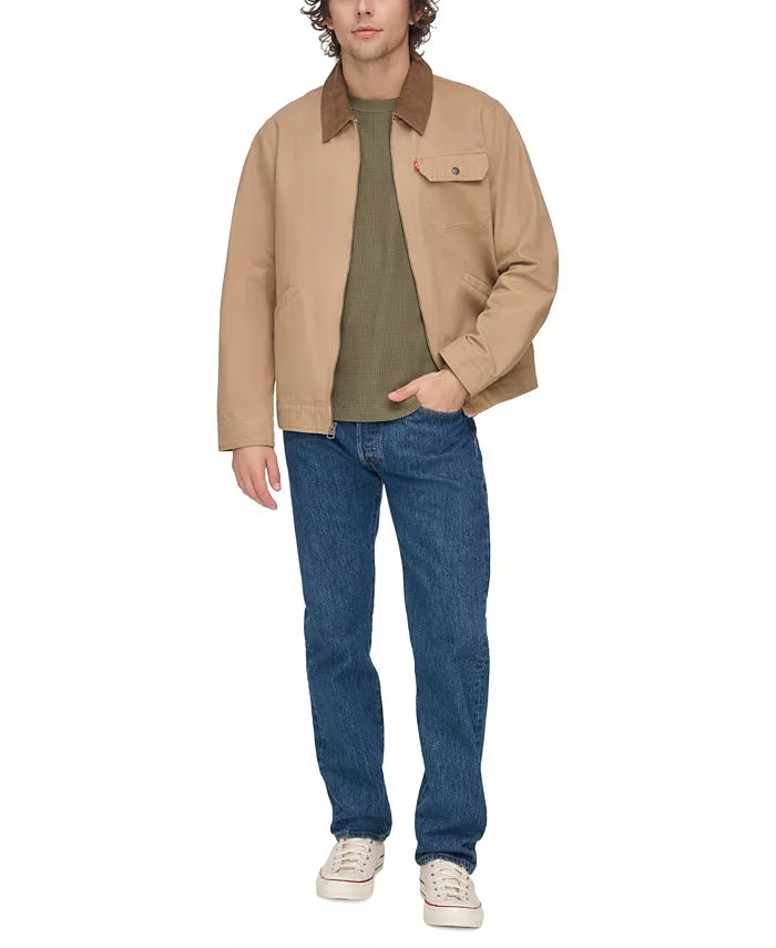 Levi's - Cotton Canvas Corduroy Collar Depot Jacket