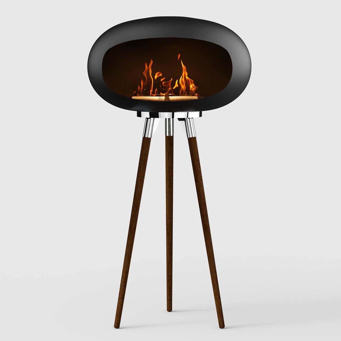 Indoor Tripod Floor Standing Fireplace