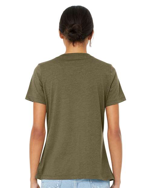 BELLA + CANVAS - 6405CVC - Women's Relaxed Heather CVC V-Neck Tee