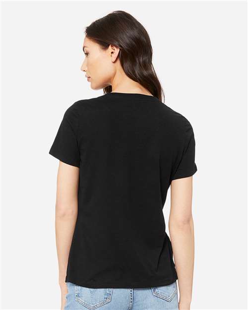 BELLA + CANVAS - 6415 - Women's Relaxed Triblend Short Sleeve V-Neck Tee
