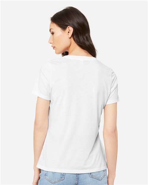 BELLA + CANVAS - 6415 - Women's Relaxed Triblend Short Sleeve V-Neck Tee