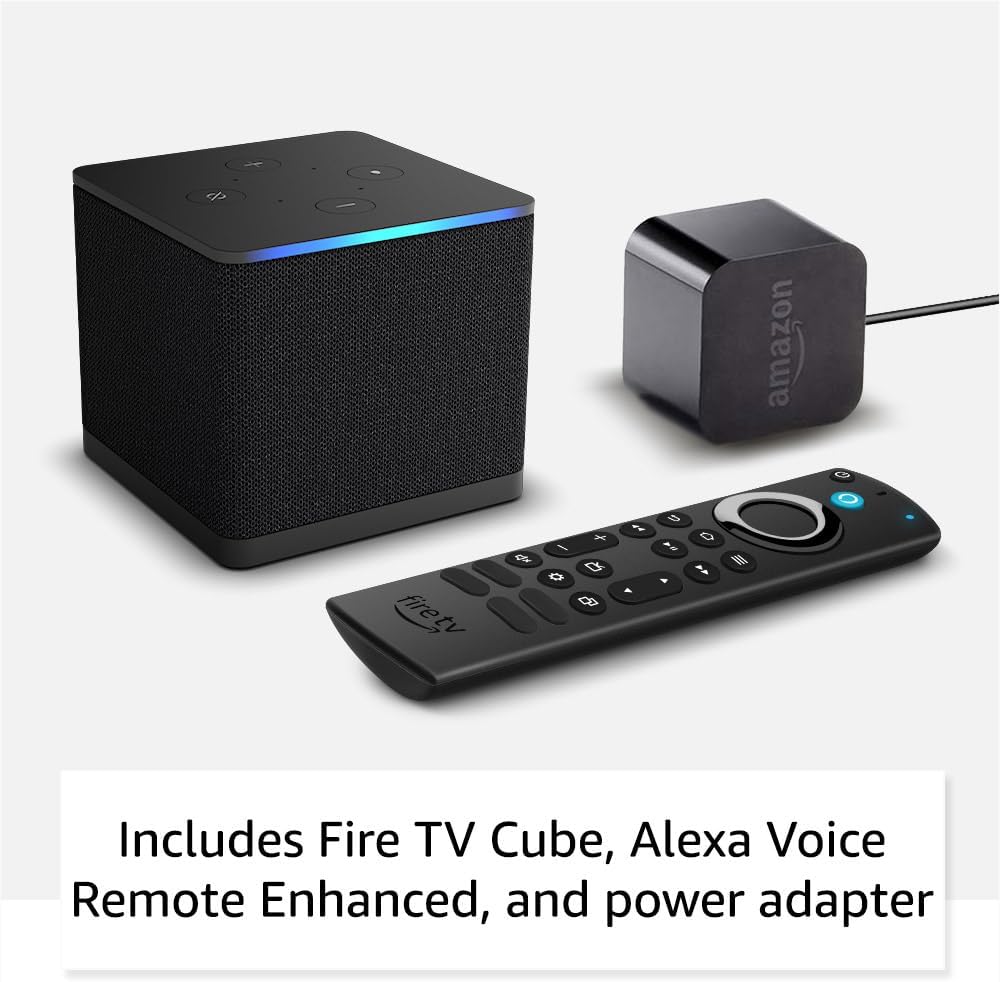 Amazon - Fire TV Cube 4K Ultra HD with Alexa