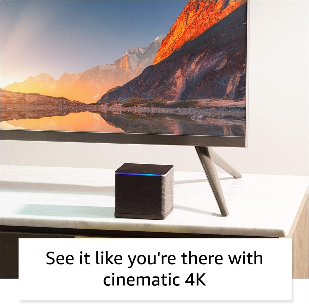 Amazon - Fire TV Cube 4K Ultra HD with Alexa