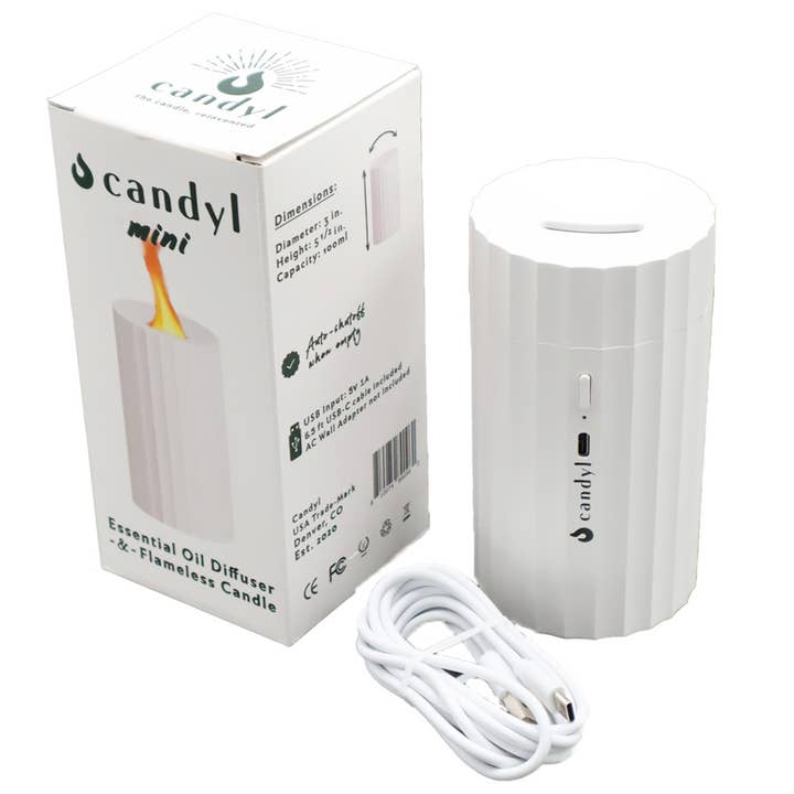 Wholesale Candyl Mini Multi-Color Flame Essential Oil Diffuser