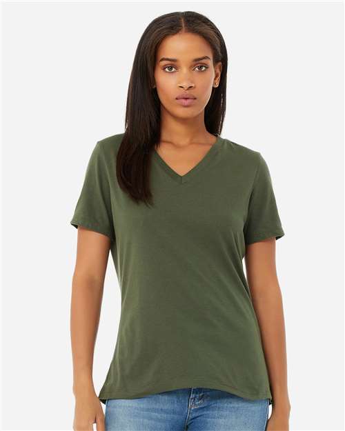 BELLA + CANVAS - 6405 - Women’s Relaxed Jersey V-Neck Tee
