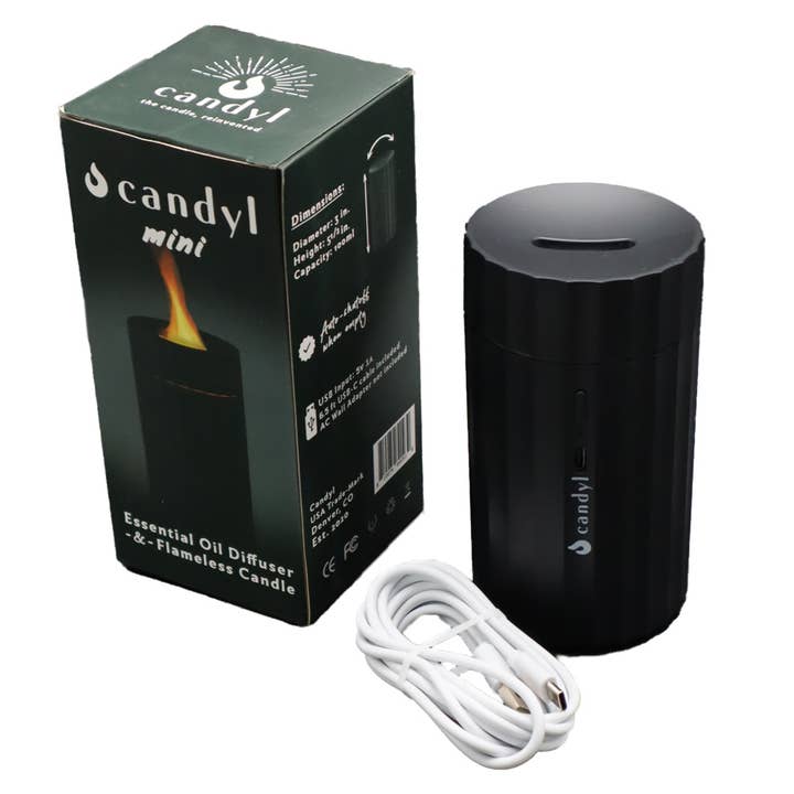Wholesale Candyl Mini Multi-Color Flame Essential Oil Diffuser