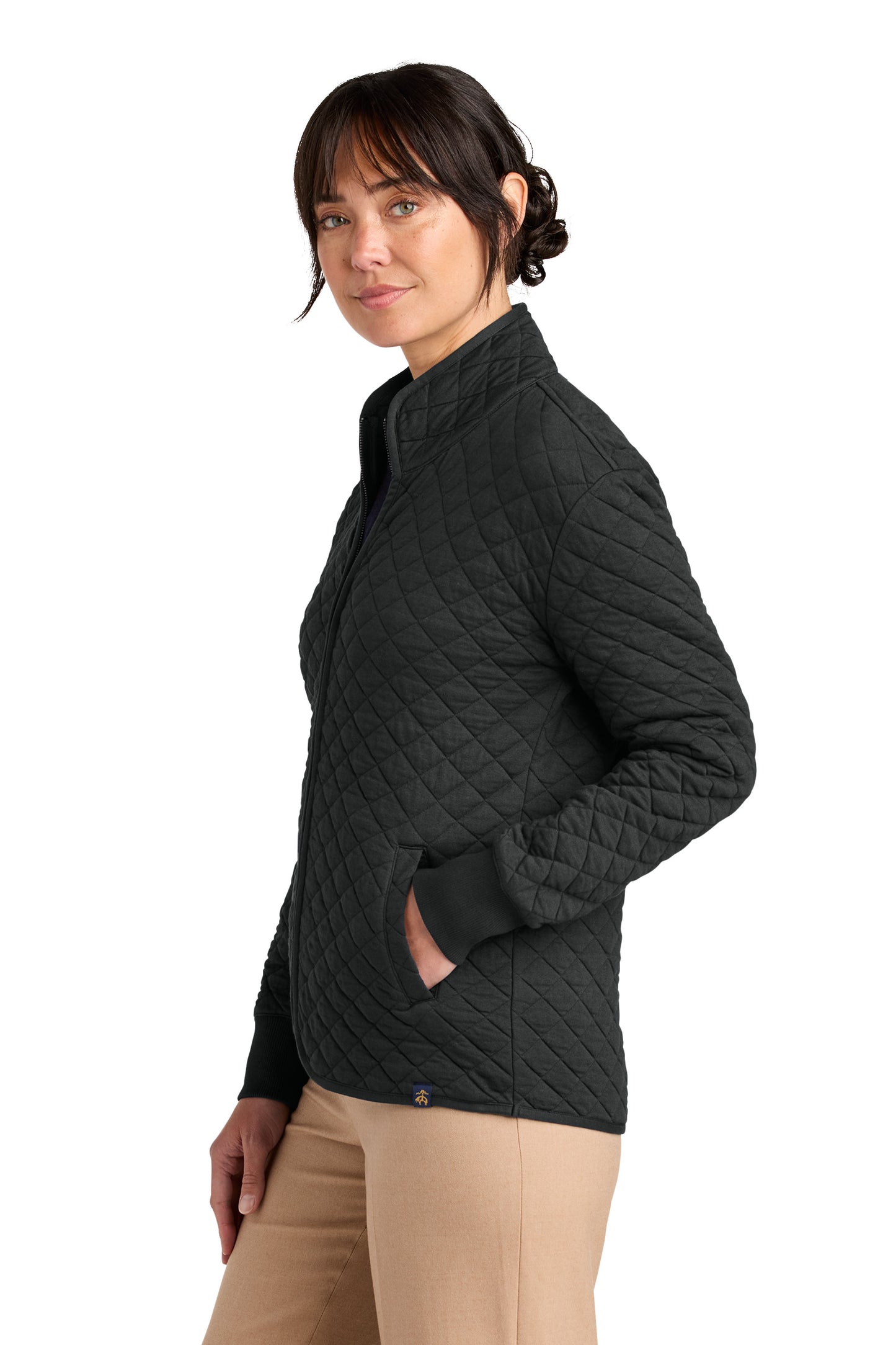 Brooks Brothers® Women’s Diamond Quilt Full-Zip
