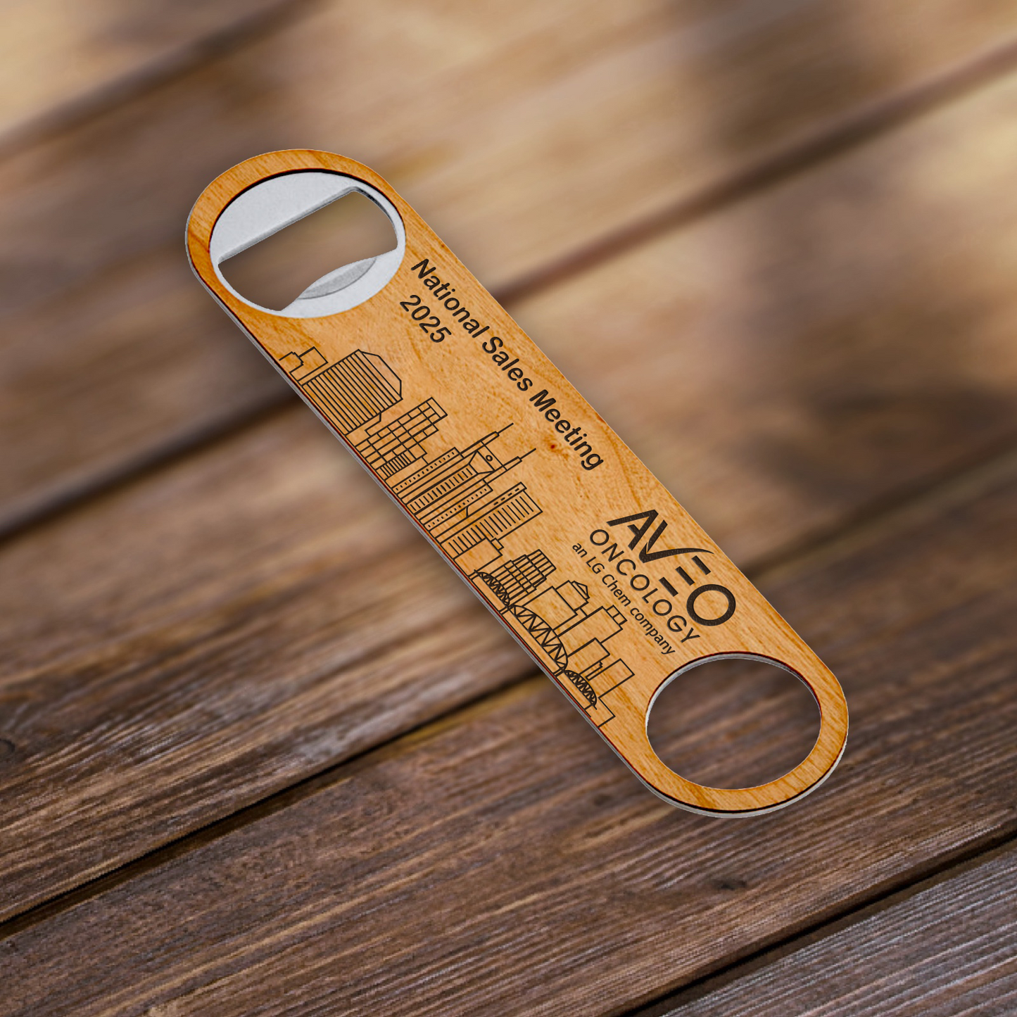 BARKEEP 3 - Wood and Metal Bottle Opener