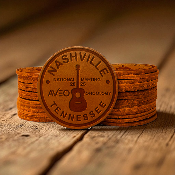 Custom Leather Coaster Set