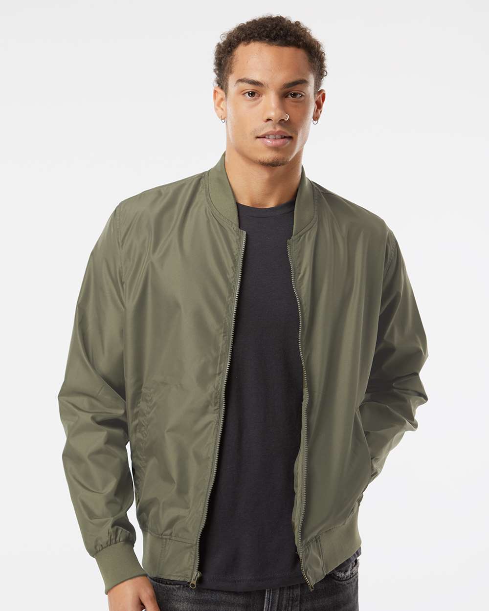 Independent Trading Co. - Unisex Lightweight Bomber Jacket