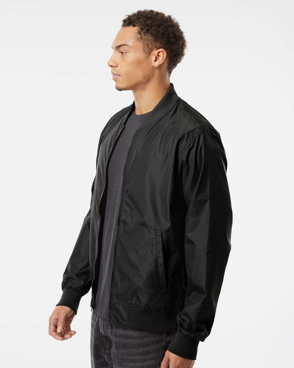 Independent Trading Co. - Unisex Lightweight Bomber Jacket
