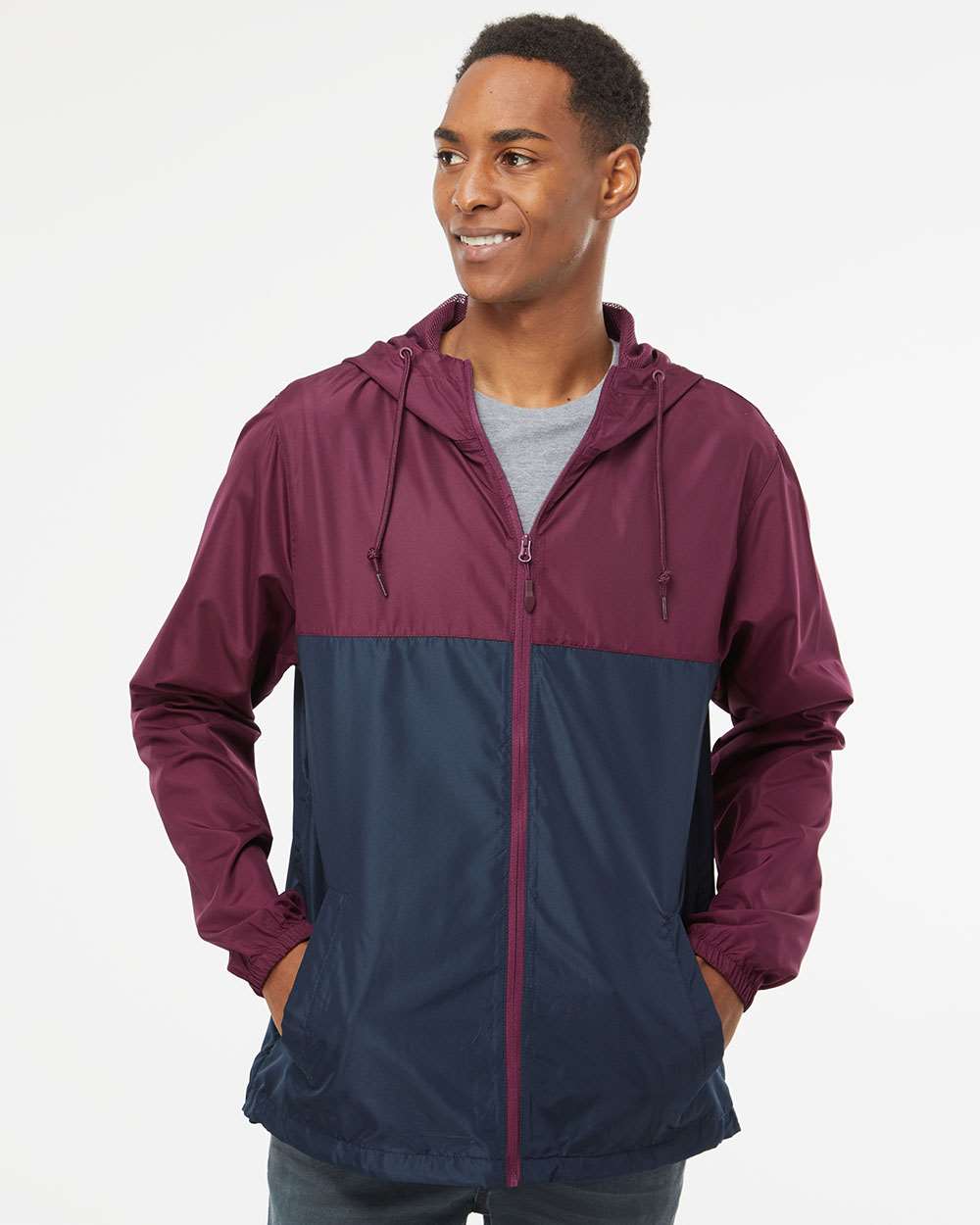 Independent Trading Co. - Unisex Lightweight Windbreaker Full-Zip Jacket