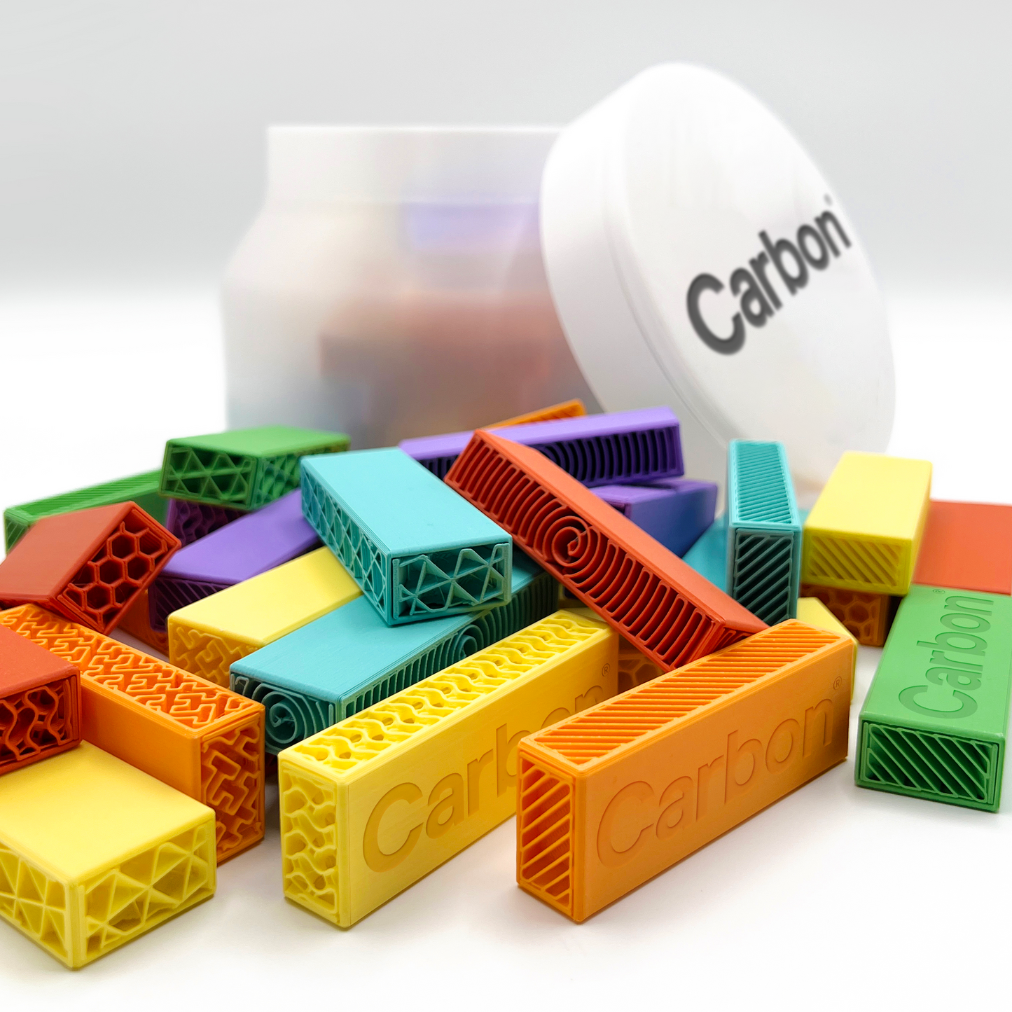Custom 3D-Printed Infill Jenga Game