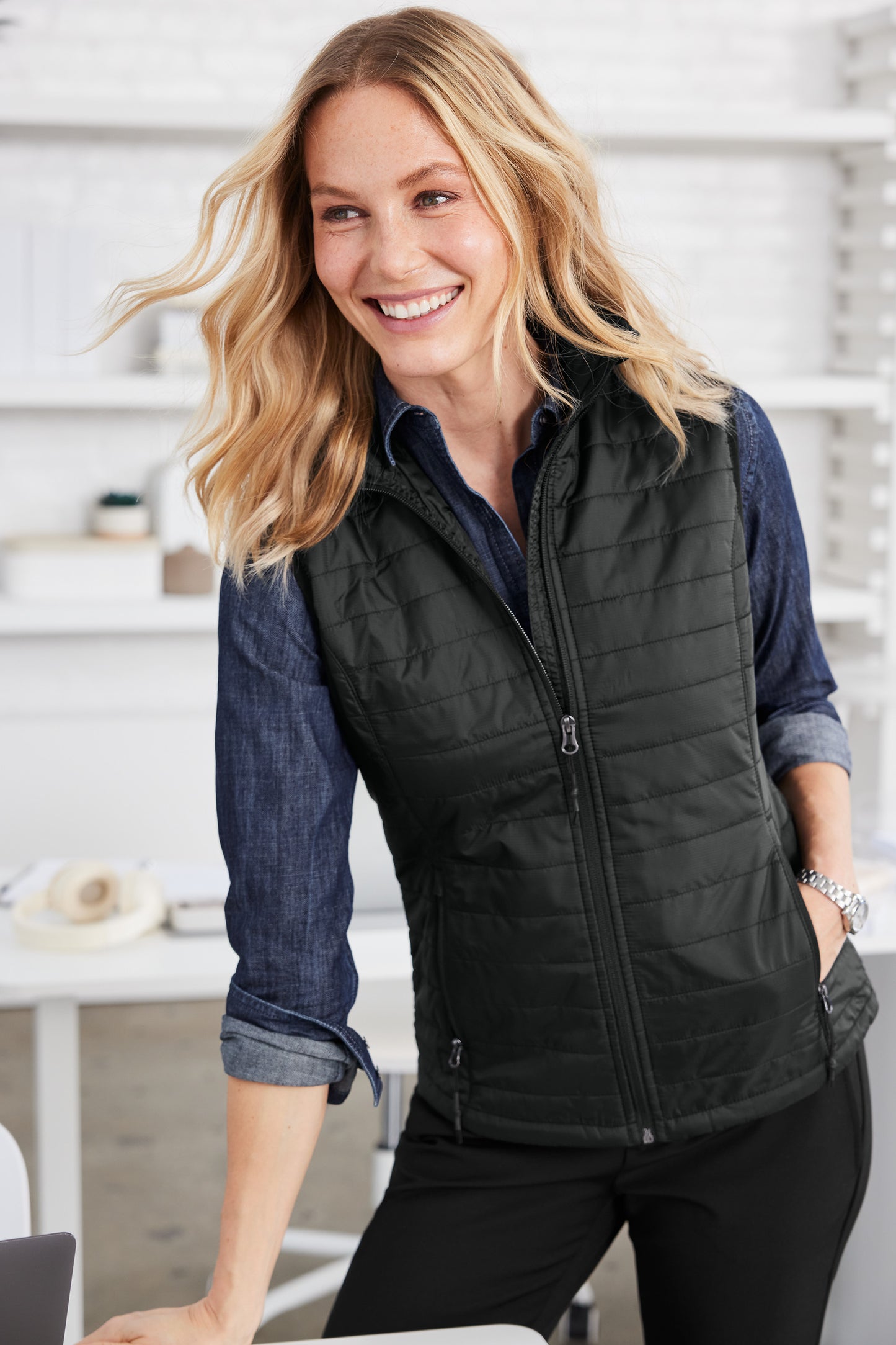 Port Authority® Women's Packable Puffy Vest