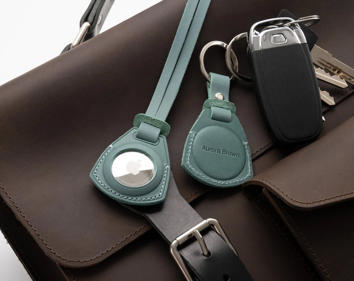Leather AirTag Covers