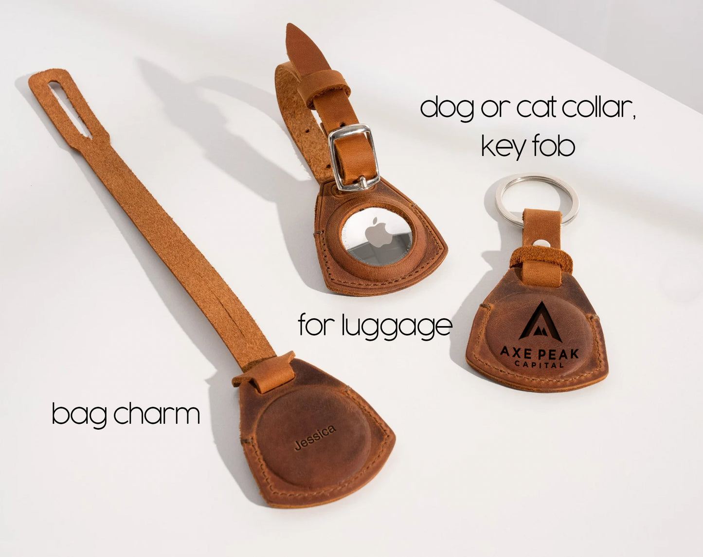 Leather AirTag Covers
