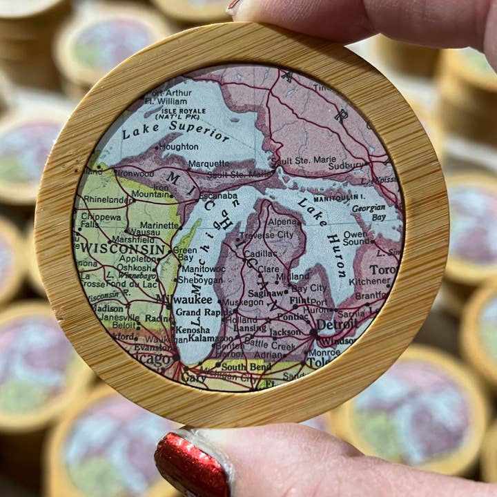 Wholesale Custom Map Magnetic Bottle Opener Magnet Choose Any Town