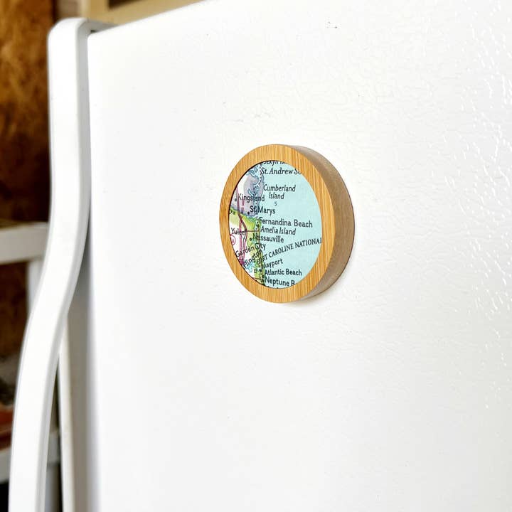 Wholesale Custom Map Magnetic Bottle Opener Magnet Choose Any Town