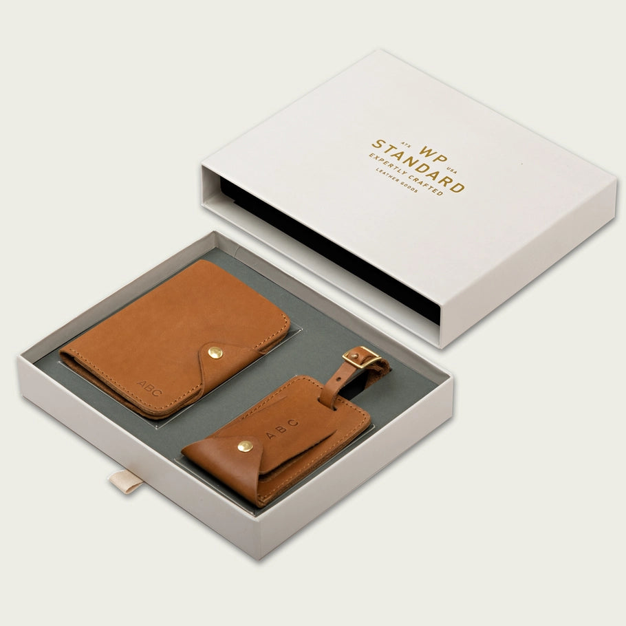 Travel Gift Set Luggage Tag and Passport Walle