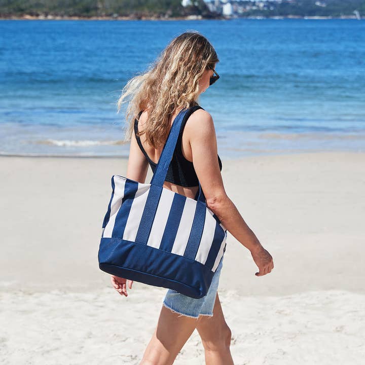 Dock & Bay Canvas Beach Bags - Whitsunday Blue