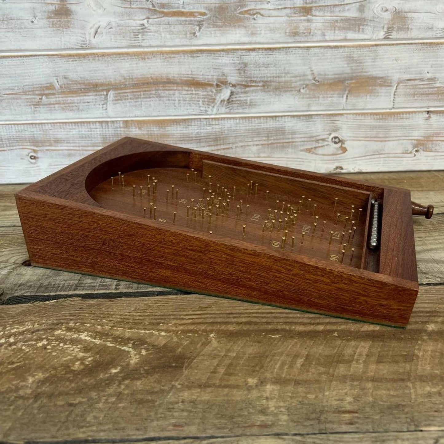 Vintage Style Tabletop Wooden Pinball Game