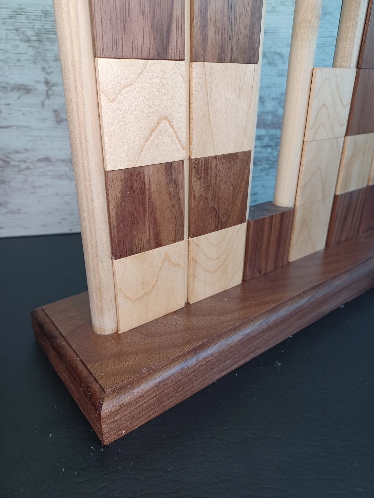 Handcrafted Hardwood Connect Four Game