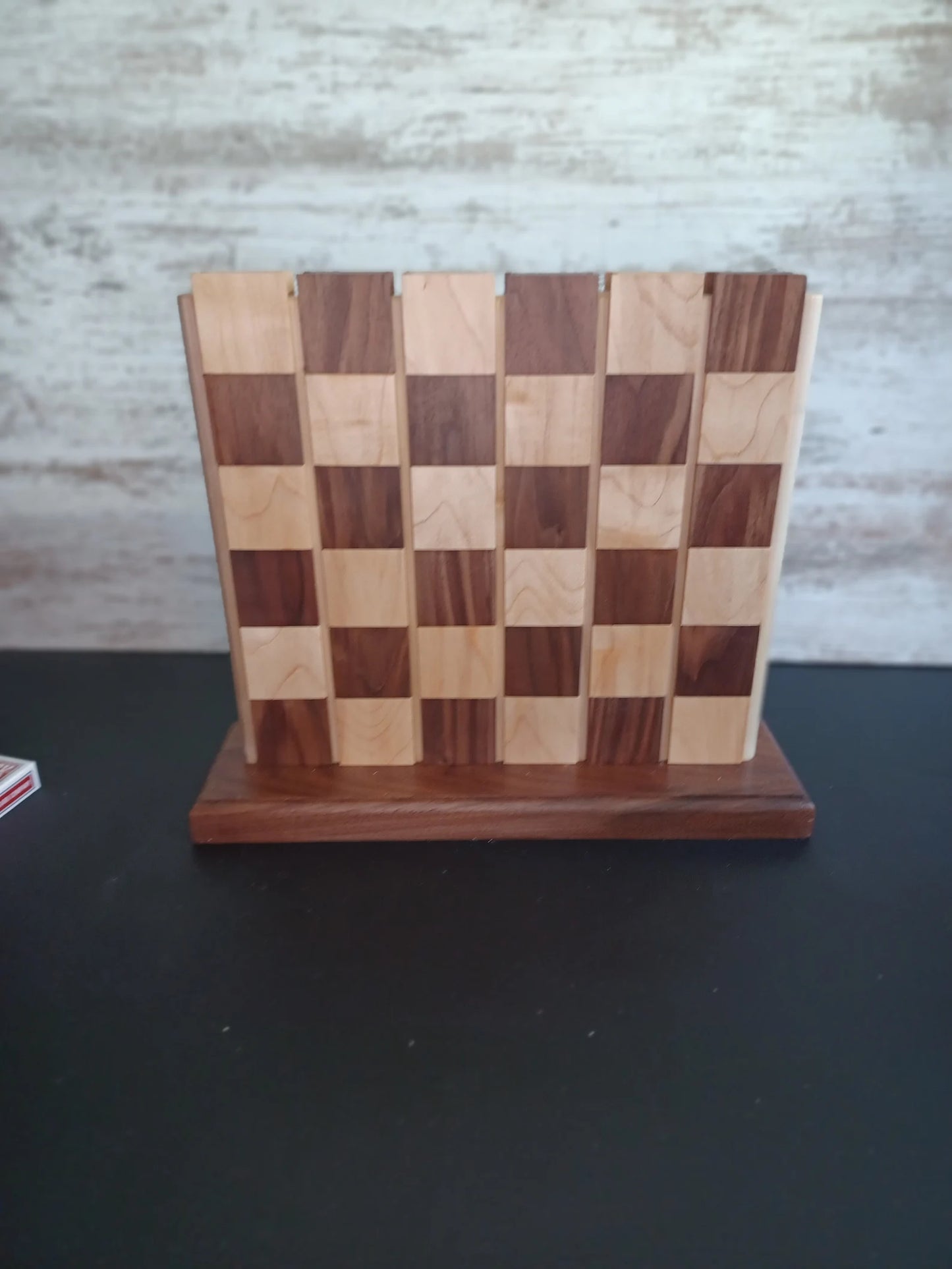 Handcrafted Hardwood Connect Four Game