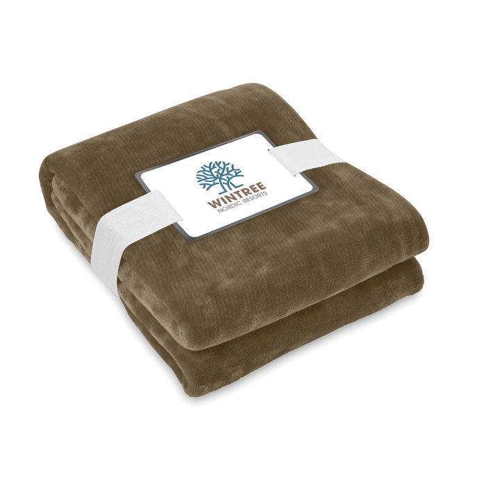 LOGAN - RPET fleece blanket 280 gr/m²
