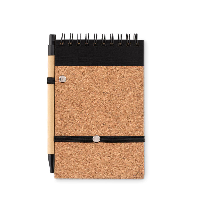 SONORACORK - A6 Cork notepad with pen