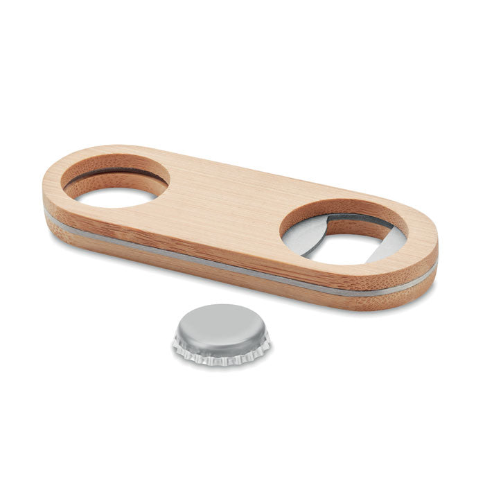 VALBAMPER - Oval Bamboo bottle opener
