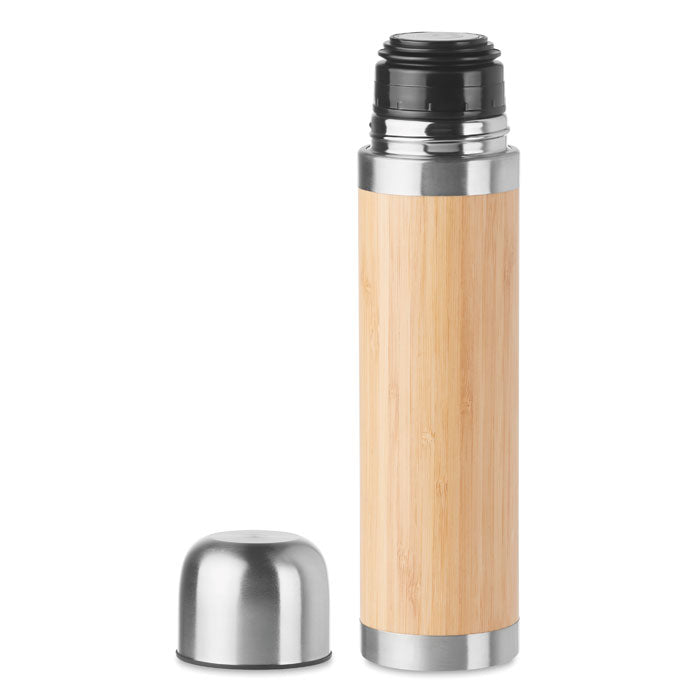 CHAN BAMBOO - Double wall bamboo cover flask