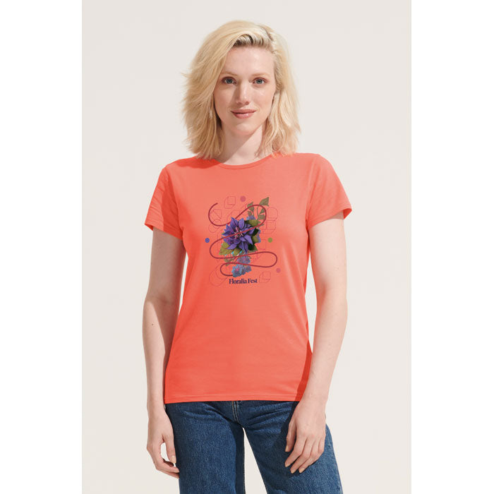 CRUSADER - Women's Round-Neck Fitted Jersey T-Shirt