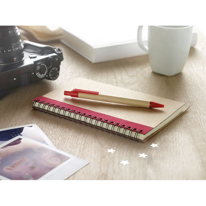 SONORA PLUS - B6 recycled notebook with pen